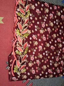 Cotton Mix All Over 5 Meter Suit