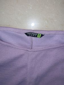 Never Used Flared Legged Trendy Lavender Trousers