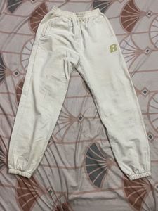 Comfy Cream Fleece Joggers