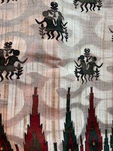 Elegant Warli Printed Saree