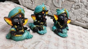 Ganesh 3 Pc  Idol  Set