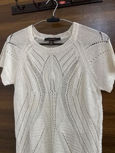Off White Knitted Top