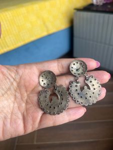 Pure Silver Vintage Earrings