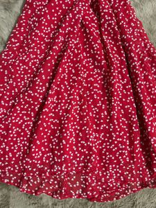 Wrap Around Red Dress