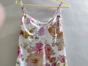 Off White Newme Floral Maxi Dress