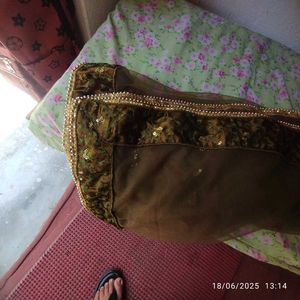 Embroidere Olive Lehenga