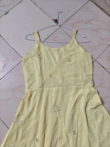 Yellow Embellished Sundress
