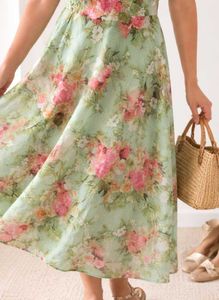 Floral Print Midi Dress