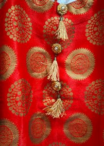 Party Wear Red Kurta