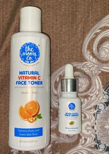 The moms Co. Products Face Toner & Serum