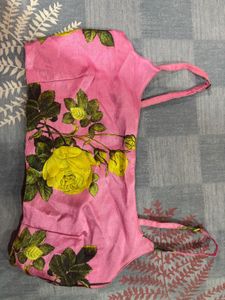Indowestern Pink Crop Top Size XS