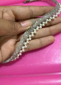 Pearl &amp; Rhinestone Choker