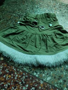 Cute Green Tiered Dress