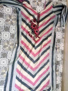 Cotton Fabric Kurta And Salwar