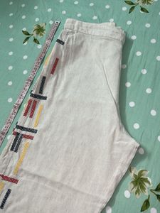 Global Desi Embroidered Trousers
