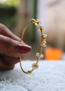 Antitarnish Gold Bangle Bracelet