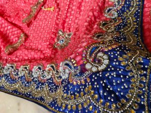 very heavy work Elegant Ethnic Saree with blouse