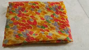 Rajwadi Semi Chiffon Printed Saree  ♥️