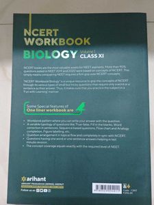 Arihant NCERT Workbook Biology Class Xi