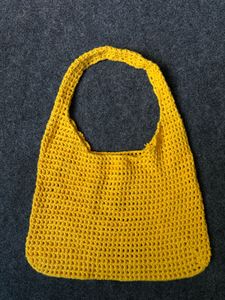 Yellow Crochet Handbag