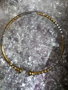 Two-Tone Gold & Silver Bangle