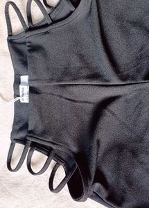 Black Tank &amp; Pants Set