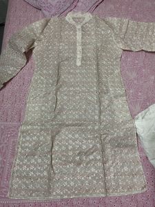 Elegant Embroidered Kurta