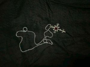 Antitarnish Cross Pendant Necklace with chain