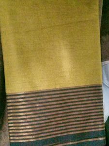 Olive Green Colour Saree