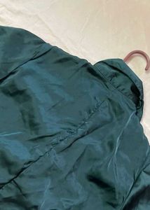 Elegant Green Crop Top