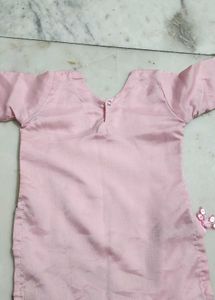 Cute Pink Kids Ethnic Set
