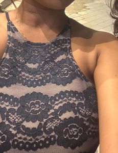 BLUE MINI DRESS