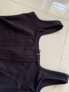 Black Corset Tank Top