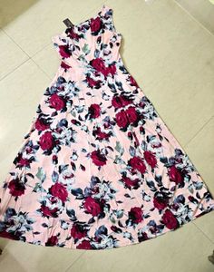 Floral One Shoulder Dress