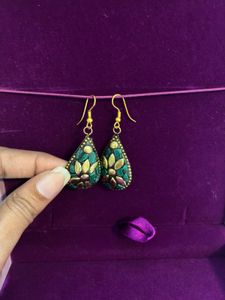 Floral Teardrop Earrings