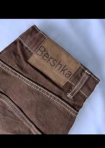 Bershka Y2k Brown Super Wide Baggy Jeans