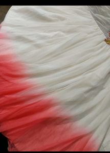 Clearnce Sale White Long Gown Party / Festive Wea