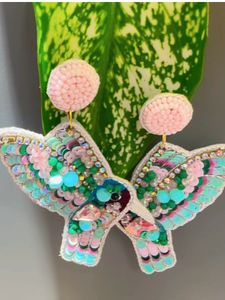 Sequin Hummingbird Earrings