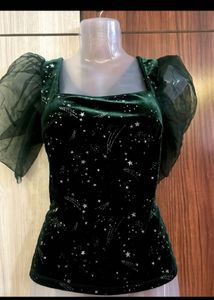 Vintage Shiny Partywear Top✨
