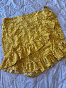 Floral Wrap Skirt, Skort