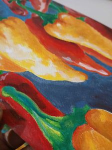 Handpainted Acrylic Painting On Paper