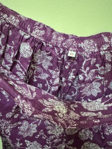 Purple Elegant Kurta Set