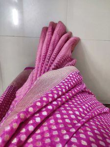 Khaddi Banarsee Georgette Saree