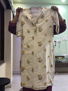 Floral Print Kurta