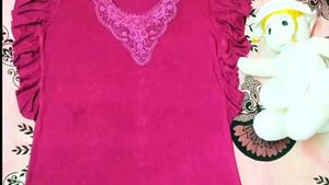 Casual Solid Women Pink Top