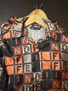 Zara Chain Letter Print Shirt