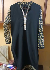 Elegant Black Kurta