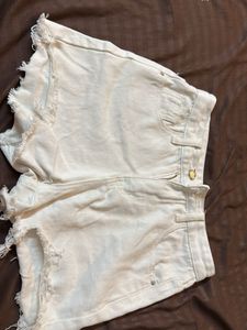 Denim Distressed Shorts