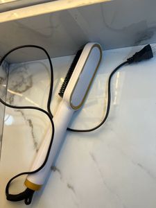 Green Hair Straightener Brush
