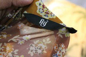 Vintage Patchwork Midi Dress